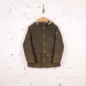 Women's Barbour Apsley Hooded Wax Jacket - Green - Women's S