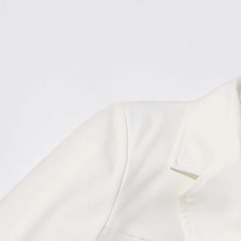 Women's Blazer Pocket Embellished V Neck One Button Jacket