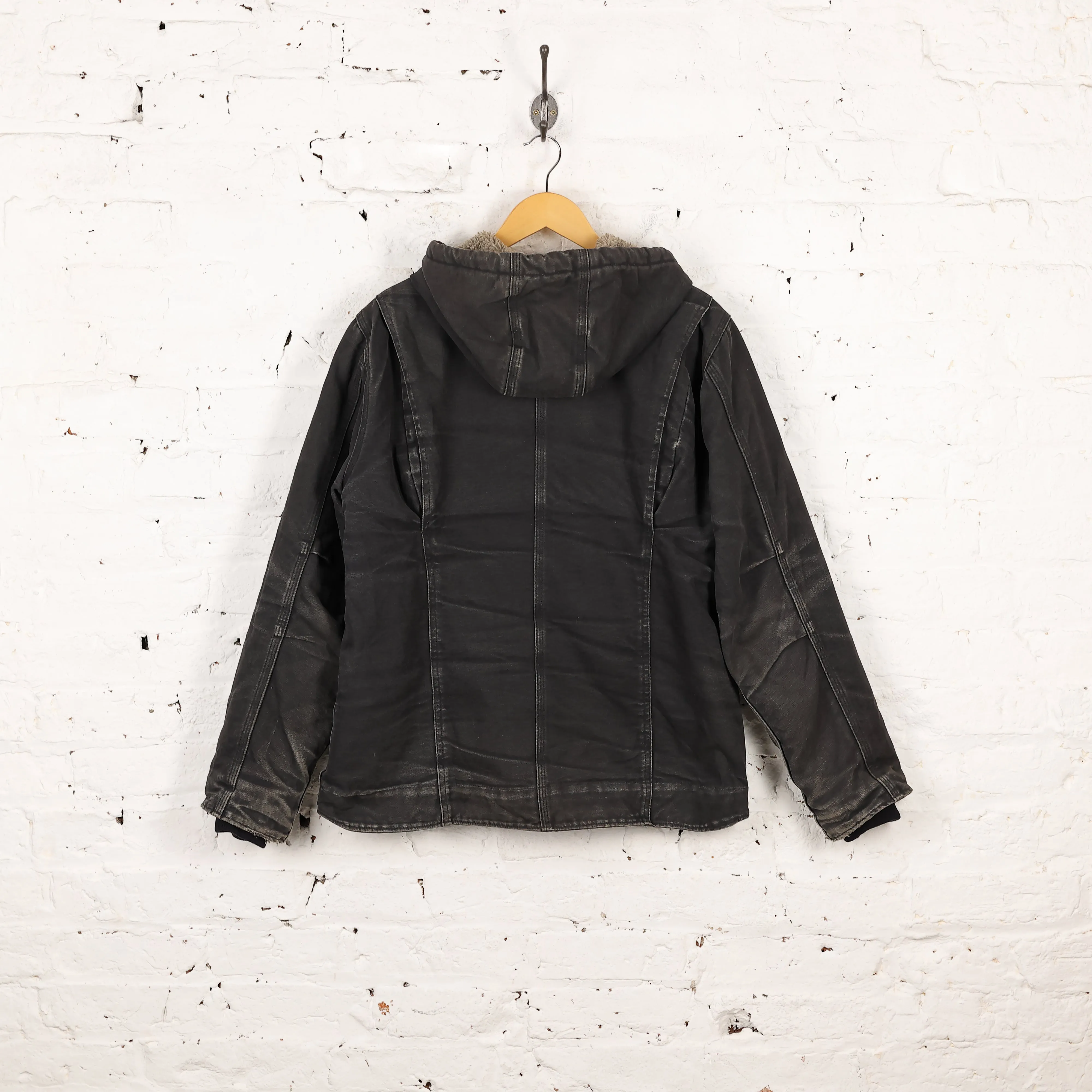 Women's Carhartt Hooded Work Jacket - Black - Women's L
