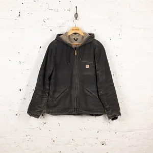 Women's Carhartt Hooded Work Jacket - Black - Women's L