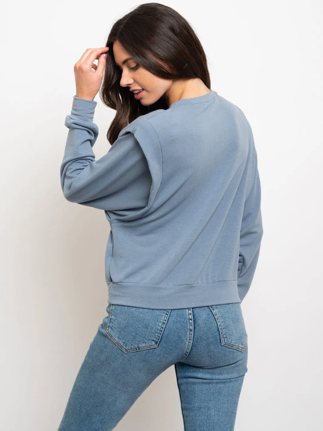 WOMEN'S COMFY LONG SLEEVE SWEATER