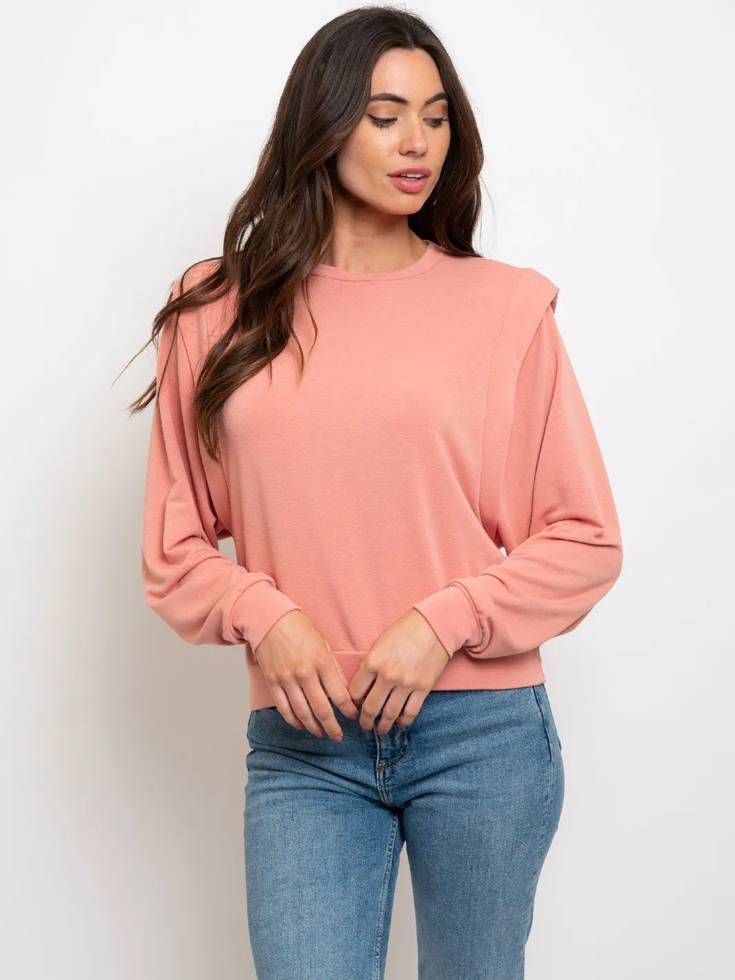 WOMEN'S COMFY LONG SLEEVE SWEATER