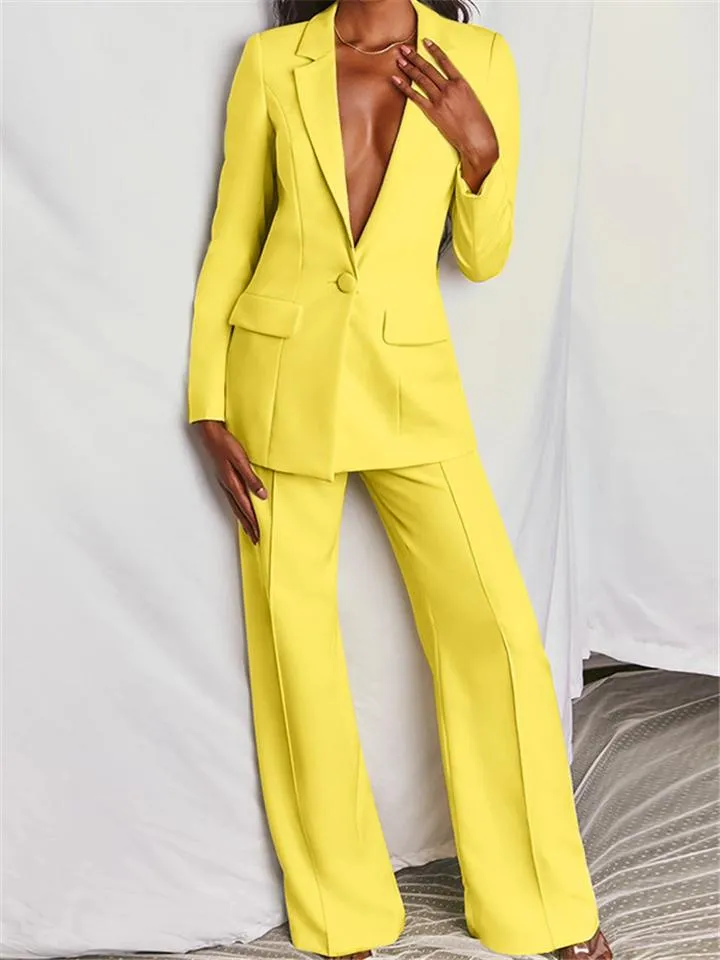 Women's Fashion 2 Piece Suit