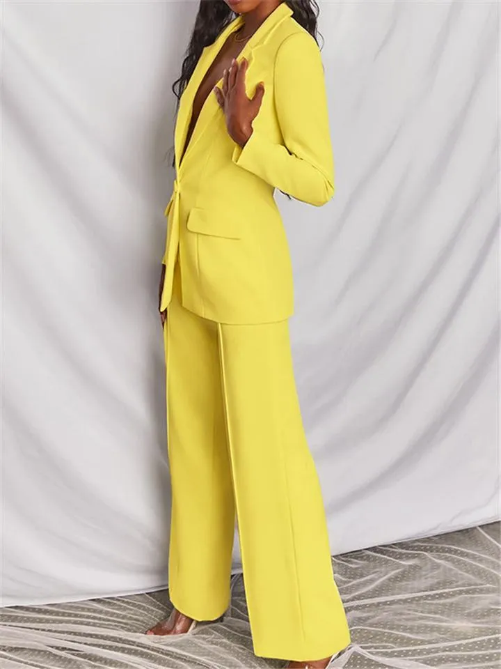Women's Fashion 2 Piece Suit