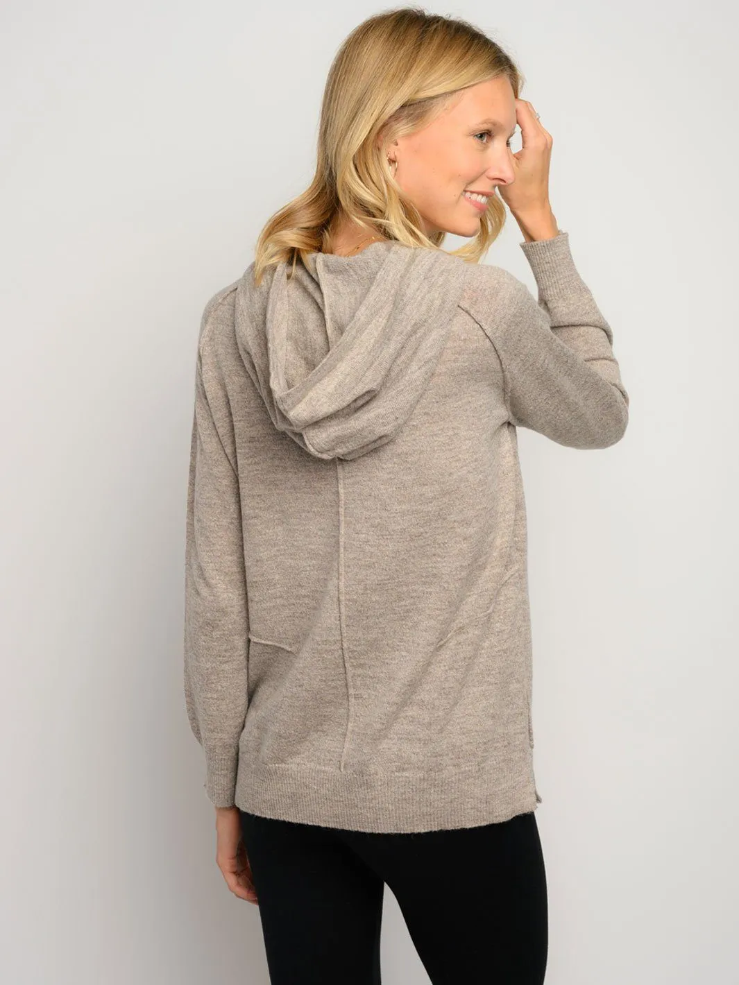 WOMEN'S LONG SLEEVE HOODIE TOP