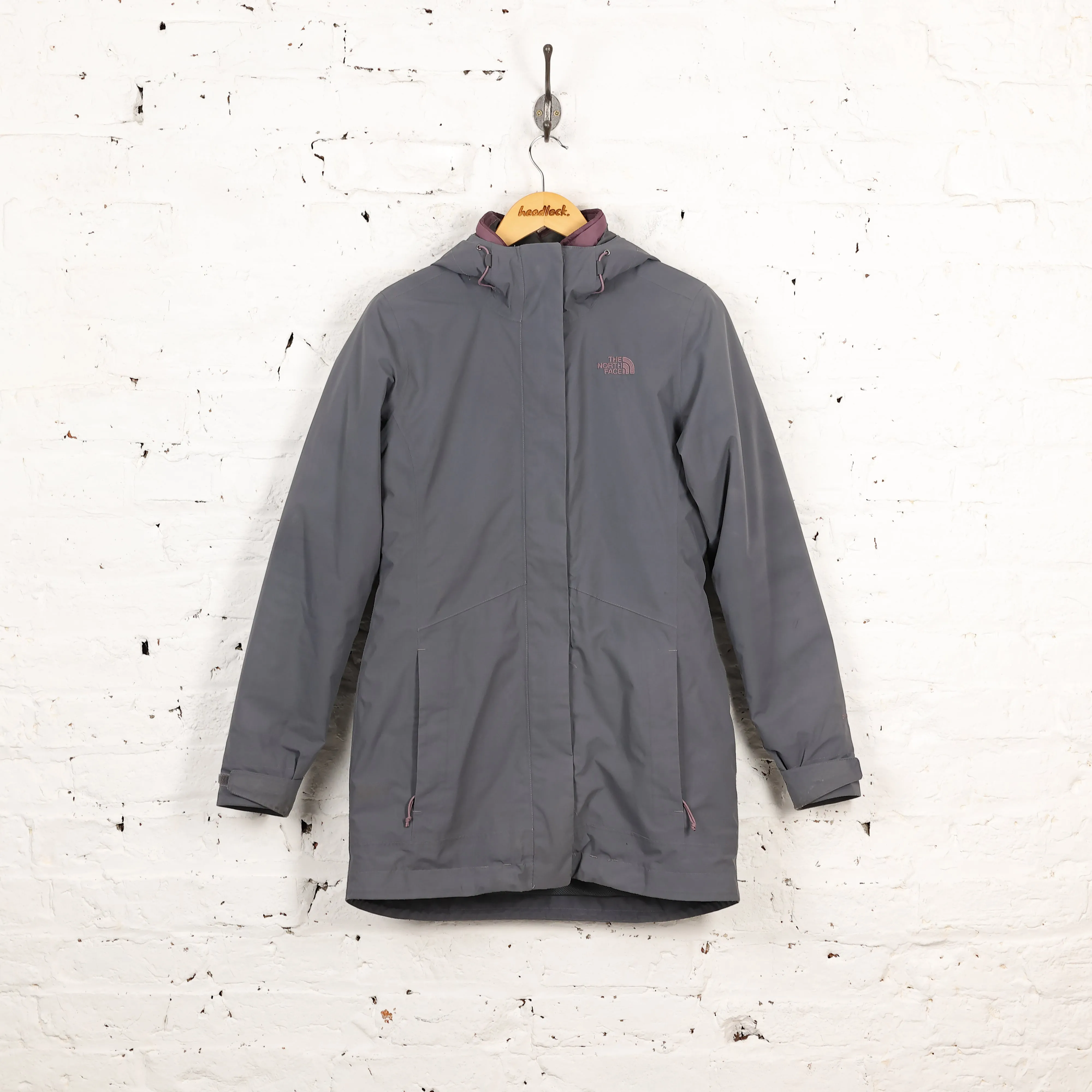Womens The North Face Dryvent Rain Jacket - Purple - Womens S