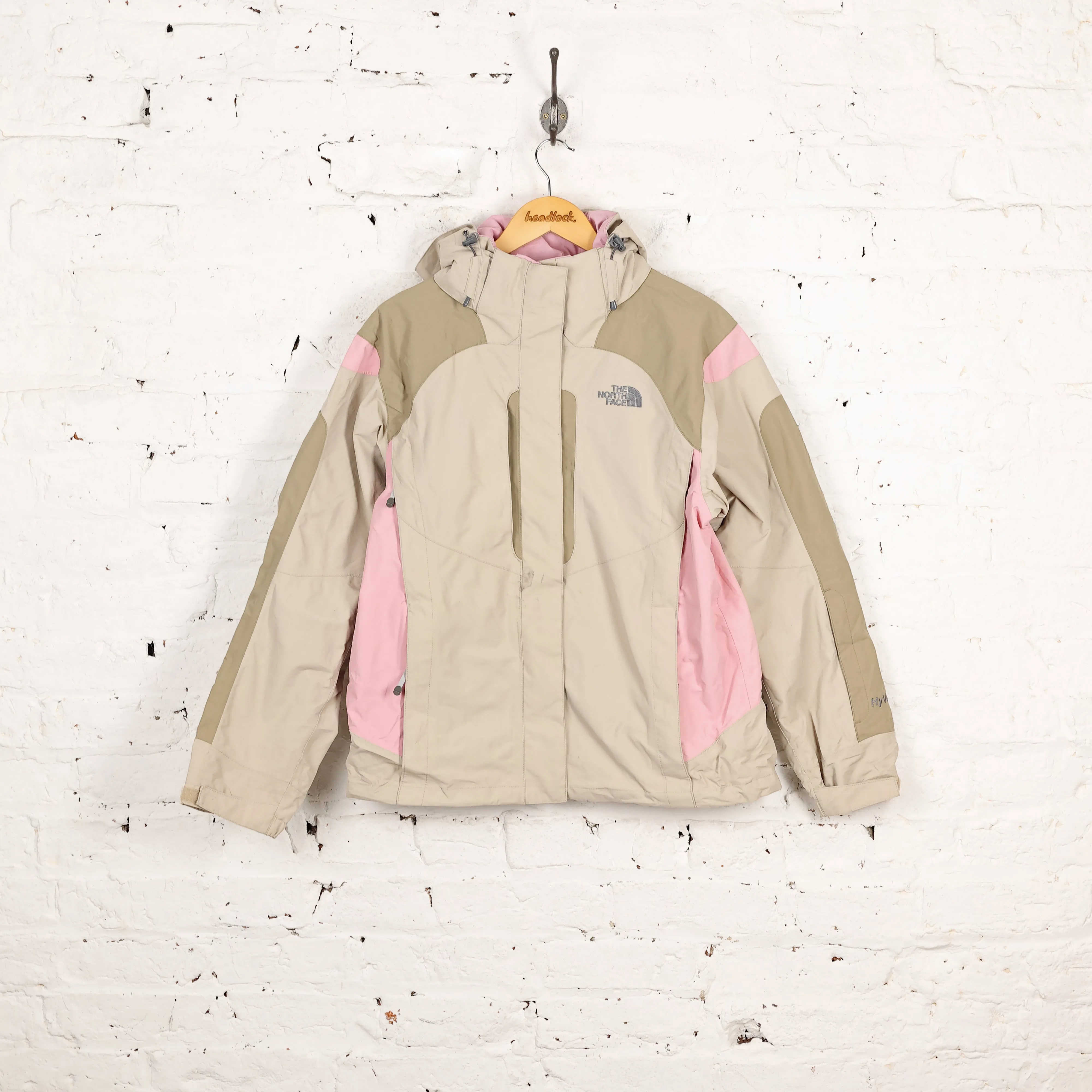 Women's The North Face Hyvent Rain Jacket - Beige - Women's M