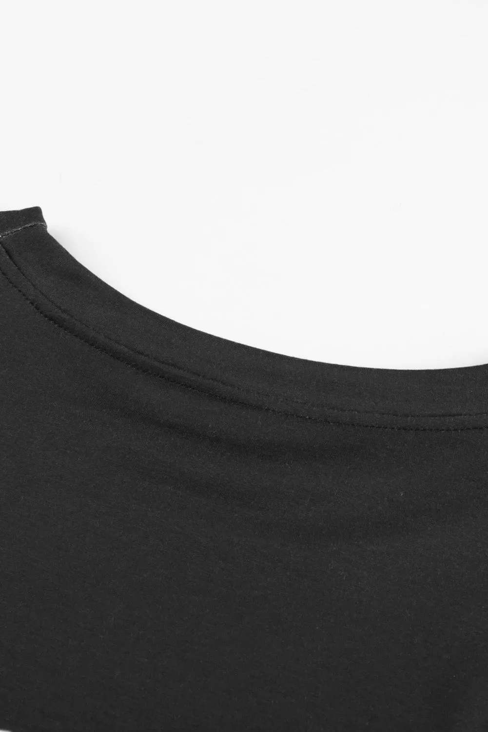 Womens Tie-dye Stripes Black Sweatshirt