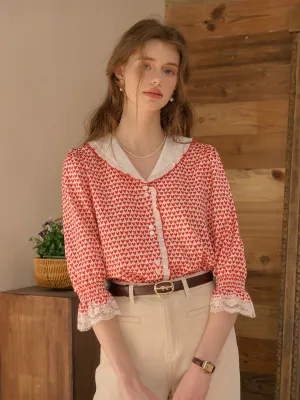 Yoyo V-Neck Heartcore Blouse