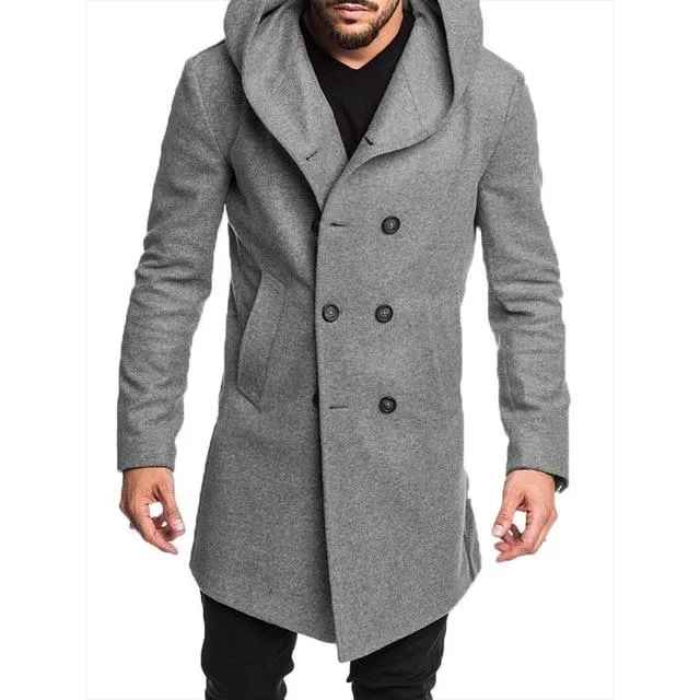 ZOGAA Mens Trench Coat Jacket Spring Autumn Mens Overcoats Casual Sobretudo MasculinoTrench Coat for Men Clothing Abrigo Hombre